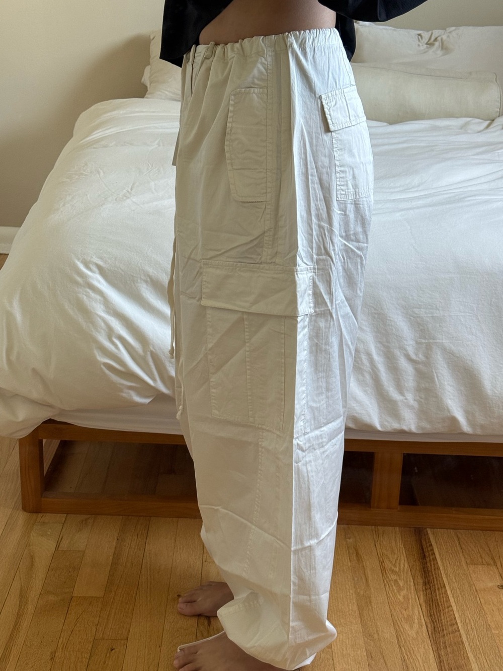 NWT Good American Parachute Cargo Pants - Picture 10 of 11
